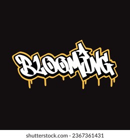 graffiti vectorial etiquetando letra palabra texto arte callejero dibujar mano mural