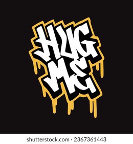 graffiti vector tagging letter word text street art mural hand draw