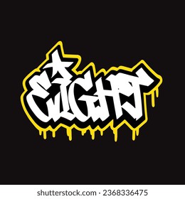 graffiti vector tagging letter word text street art mural hand draw