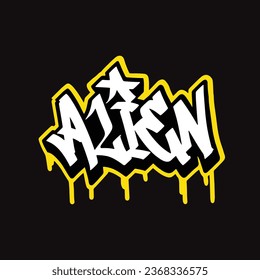 graffiti vector tagging letter word text street art mural hand draw