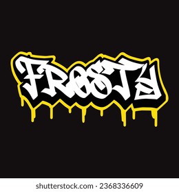 graffiti vector tagging letter word text street art mural hand draw