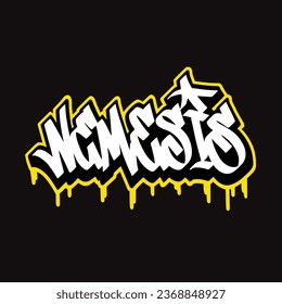 graffiti vectorial etiquetando letra palabra texto arte callejero dibujar mano mural