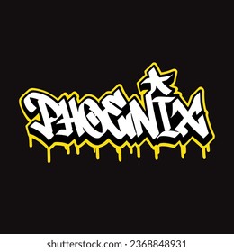 graffiti vectorial etiquetando letra palabra texto arte callejero dibujar mano mural