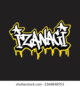 graffiti vector tagging letter word text street art mural hand draw