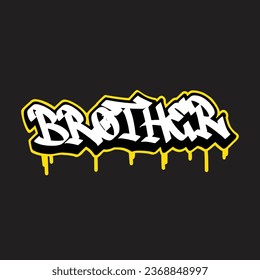 Graffiti, Vektormarkierungsbuchstabe Wort Straße Kunstmalerei handzeichnen