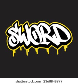 graffiti vectorial etiquetando letra palabra texto arte callejero dibujar mano mural