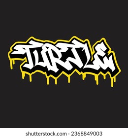 graffiti vectorial etiquetando letra palabra texto arte callejero dibujar mano mural