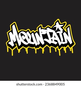 graffiti vector tagging letter word text street art mural hand draw