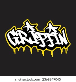 graffiti vector tagging letter word text street art mural hand draw