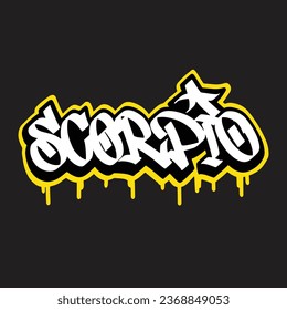 graffiti vector tagging letter word text street art mural hand draw