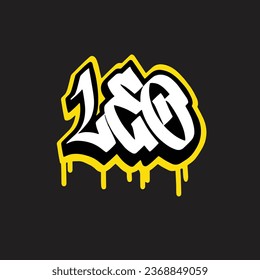 graffiti vector tagging letter word text street art mural hand draw