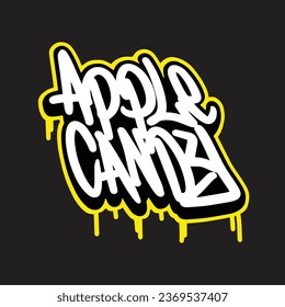 graffiti vectorial etiquetando letra palabra texto arte callejero dibujar mano mural	