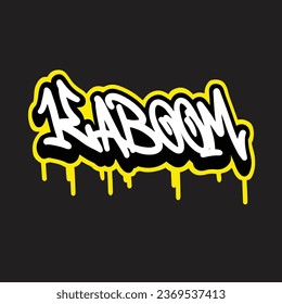 graffiti vector tagging letter word text street art mural hand draw	