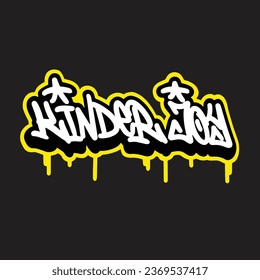 graffiti vector tagging letter word text street art mural hand draw	