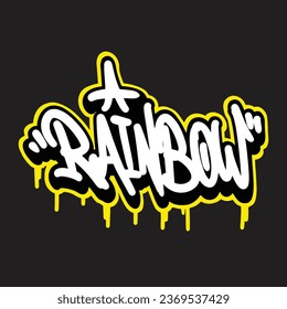 graffiti vectorial etiquetando letra palabra texto arte callejero dibujar mano mural	