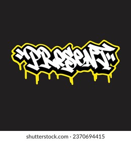 graffiti vectorial etiquetando letra palabra texto arte callejero dibujar mano mural