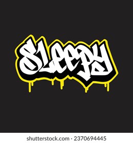 graffiti vector tagging letter word text street art mural hand draw