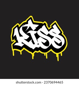 graffiti vector tagging letter word text street art mural hand draw