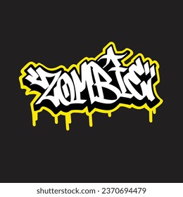 graffiti vector tagging letter word text street art mural hand draw