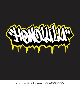graffiti vectorial etiquetando letra palabra texto arte callejero dibujar mano mural