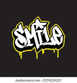 graffiti vectorial etiquetando letra palabra texto arte callejero dibujar mano mural