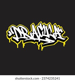 graffiti vectorial etiquetando letra palabra texto arte callejero dibujar mano mural