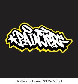 graffiti vector tagging letter word text street art mural hand draw