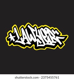 graffiti vector tagging letter word text street art mural hand draw