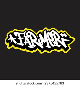graffiti vector tagging letter word text street art mural hand draw