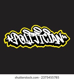 graffiti vectorial etiquetando letra palabra texto arte callejero dibujar mano mural