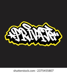 graffiti vectorial etiquetando letra palabra texto arte callejero dibujar mano mural