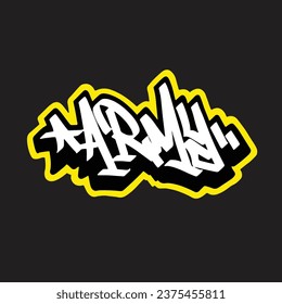 graffiti vector tagging letter word text street art mural hand draw