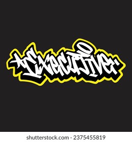graffiti vector tagging letter word text street art mural hand draw