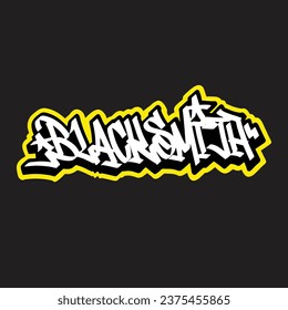 graffiti vector tagging letter word text street art mural hand draw