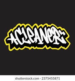 graffiti vector tagging letter word text street art mural hand draw