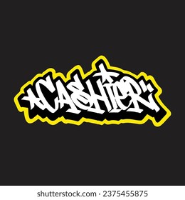 graffiti vector tagging letter word text street art mural hand draw