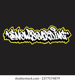 graffiti vectorial etiquetando letra palabra texto arte callejero dibujar mano mural