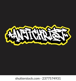 graffiti vector tagging letter word text street art mural hand draw