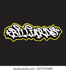 Graffiti, Vektormarkierungsbuchstabe Wort Straße Kunstmalerei handzeichnen