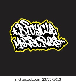graffiti vectorial etiquetando letra palabra texto arte callejero dibujar mano mural