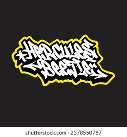 graffiti vector tagging letter word text street art mural hand draw