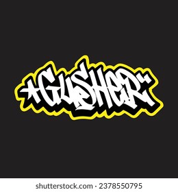 graffiti vector tagging letter word text street art mural hand draw