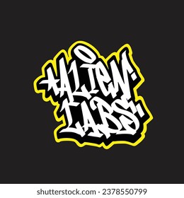 graffiti vector tagging letter word text street art mural hand draw