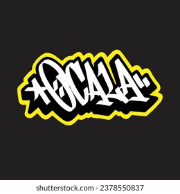 graffiti vector tagging letter word text street art mural hand draw