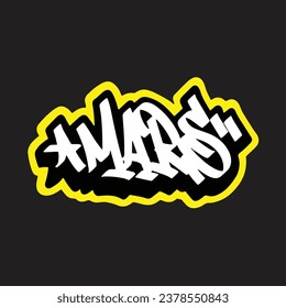 graffiti vectorial etiquetando letra palabra texto arte callejero dibujar mano mural