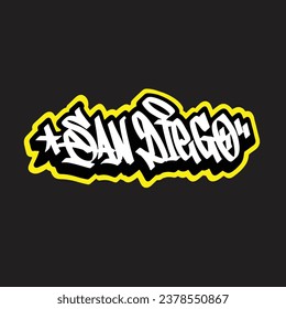 graffiti vector tagging letter word text street art mural hand draw