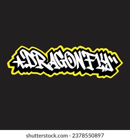 graffiti vectorial etiquetando letra palabra texto arte callejero dibujar mano mural