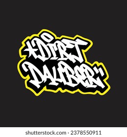 graffiti vector tagging letter word text street art mural hand draw