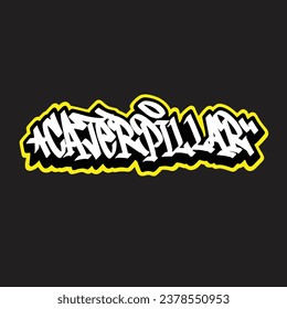 graffiti vector tagging letter word text street art mural hand draw