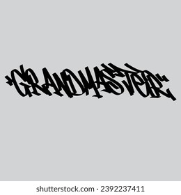 graffiti vector tagging letter word text street art mural hand draw